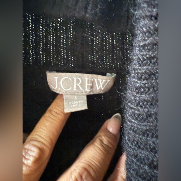 J. Crew Black Cowl Neck Sweater - Picture 3 of 10
